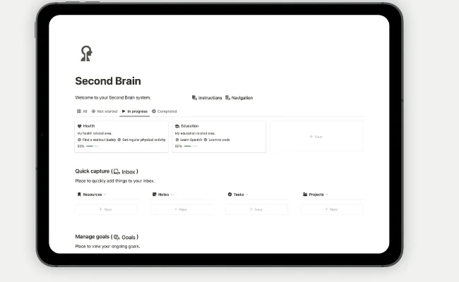 Notion Second Brain by PathPages – PARA and GTD-based Notion productivity system